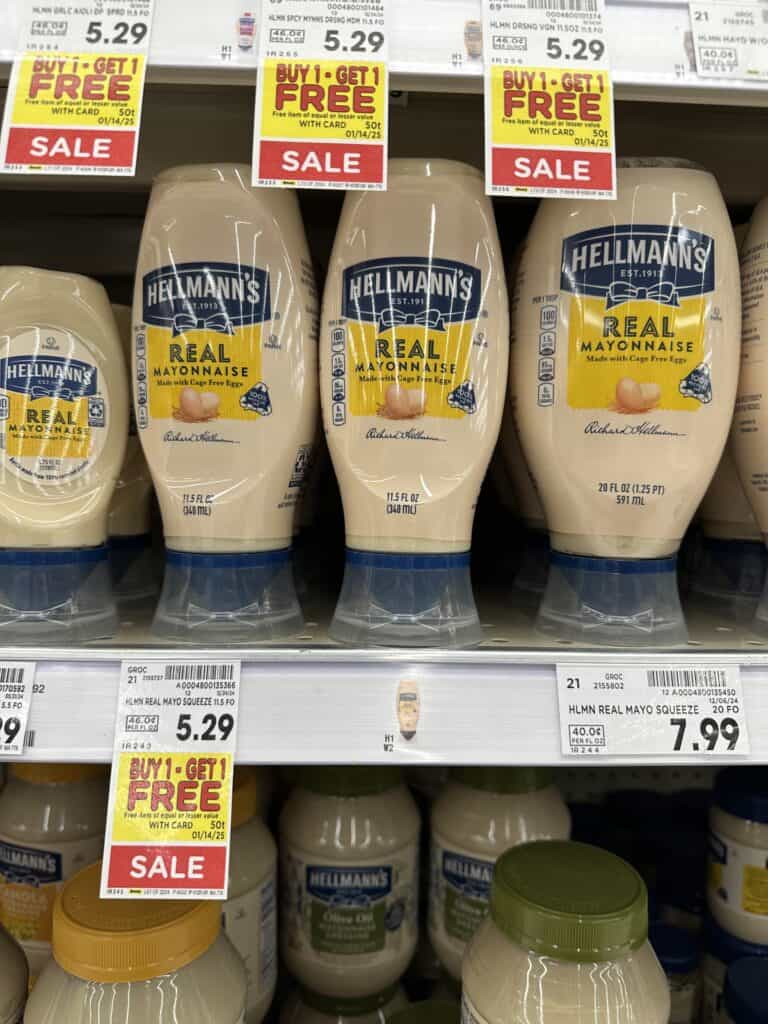 hellmanns mayo kroger shelf image (2)