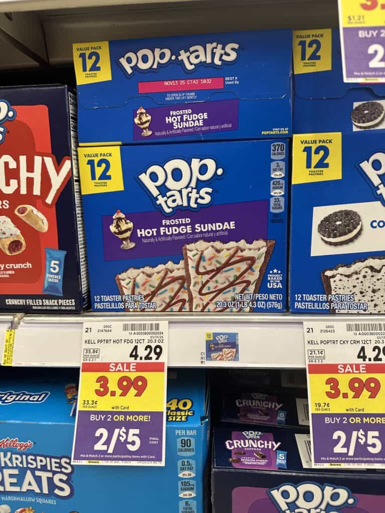 kelloggs poptarts kroger shelf image (8)