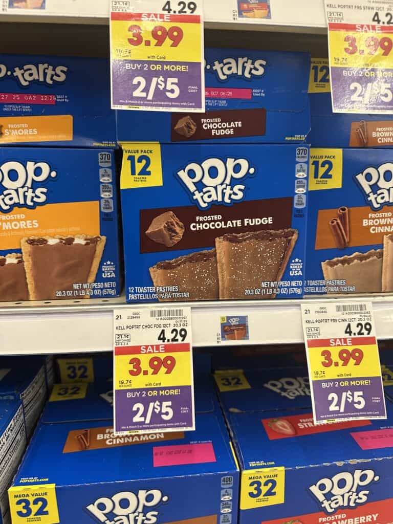 kelloggs poptarts kroger shelf image (8)