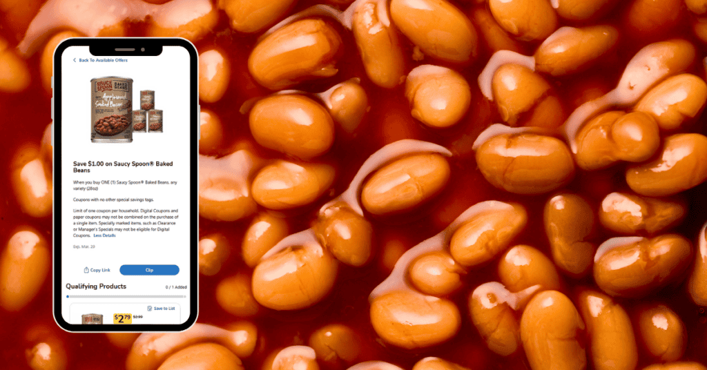 saucy spoon baked beans digital