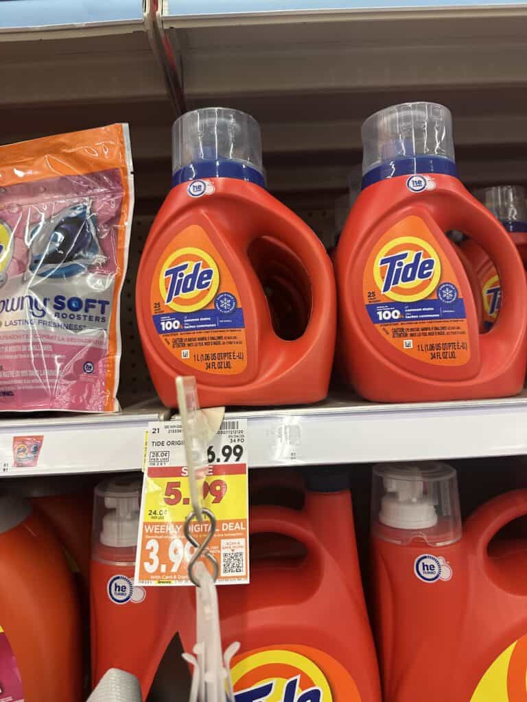 tide and gain kroger shelf image (1)