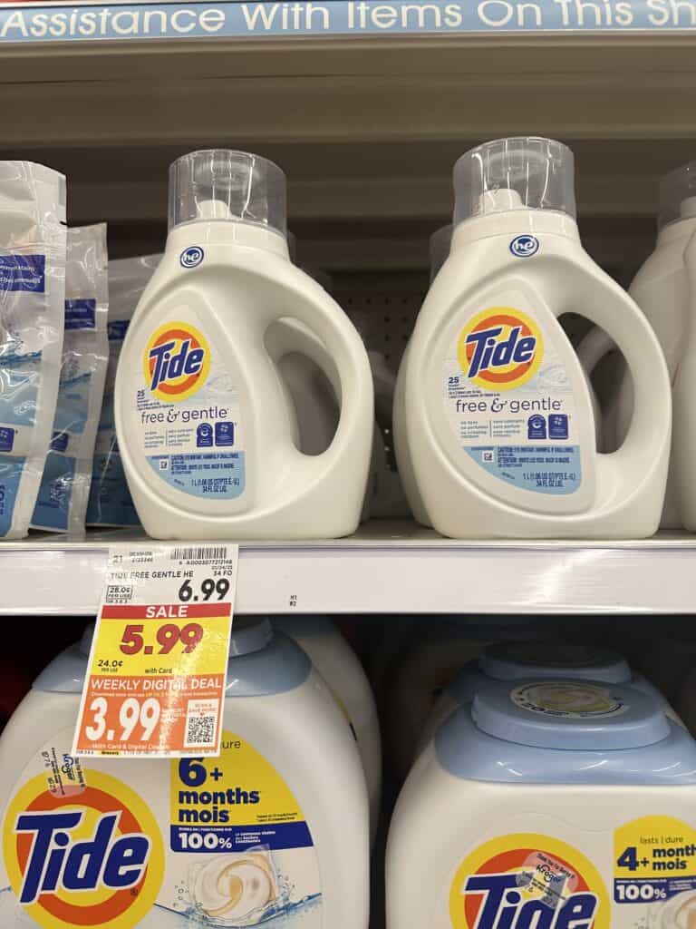 tide and gain kroger shelf image (1)