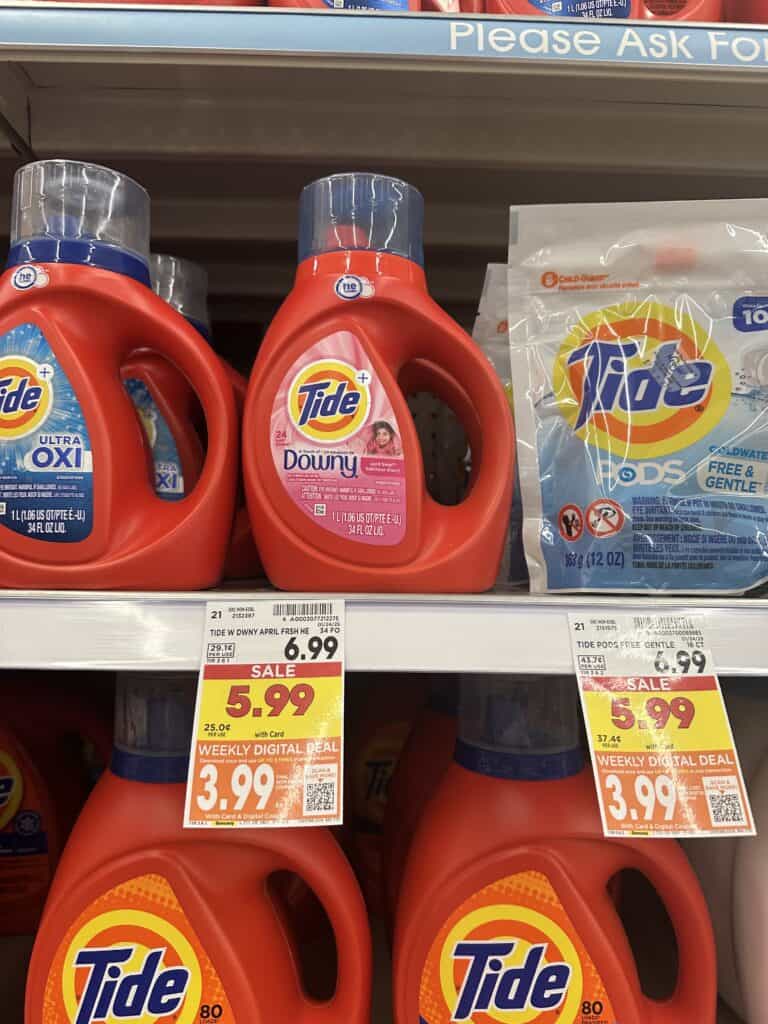 tide and gain kroger shelf image (1)