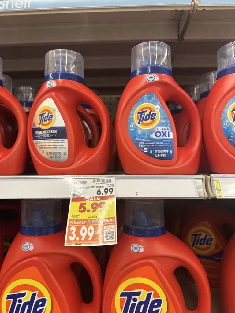 tide and gain kroger shelf image (1)