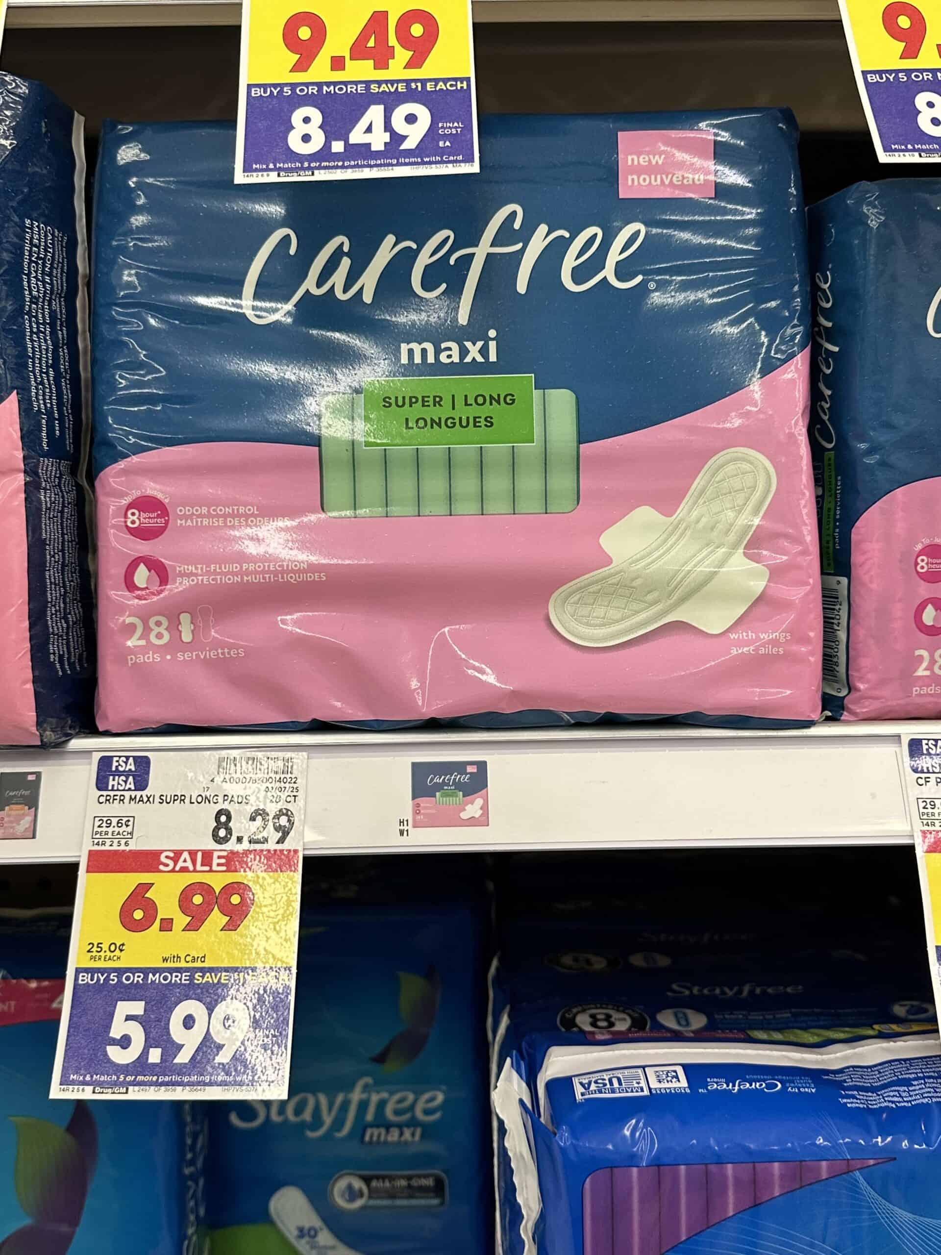 Playtex Sport Tampons &amp; Carefree Ultra Thin Pads Coupon + Kroger Gift Card Giveaway! - Kroger Krazy