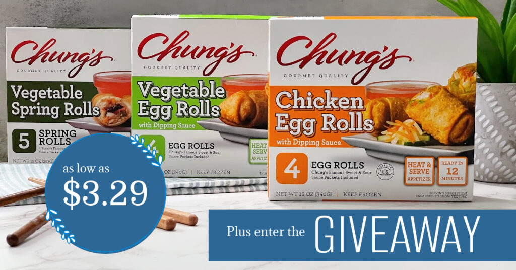 Chung's Egg Rolls & Spring Rolls are as low as $3.29 at Kroger ...