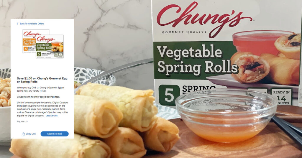 Chung's Vegetable Spring Rolls Kroger