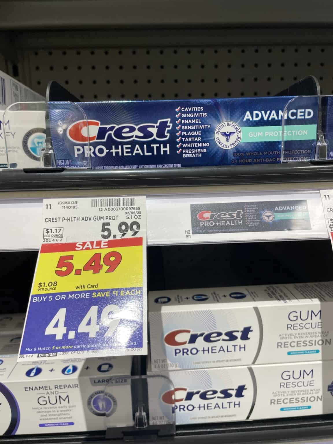 Crest Toothpaste as low as FREE at Kroger! - Kroger Krazy