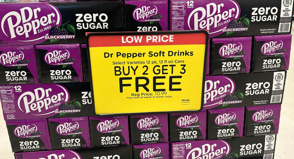 Dr Pepper Blackberry Kroger Shelf Image