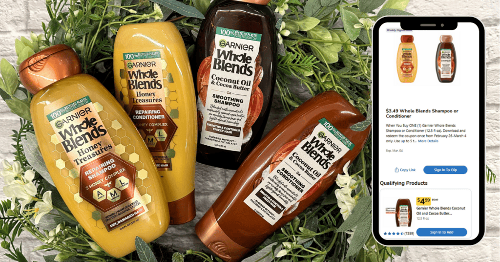 Garnier Whole Blends Kroger Digital Coupon