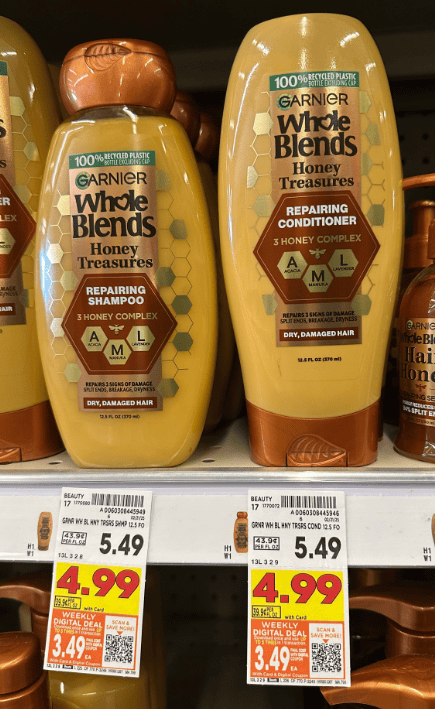 Garnier Whole Blends Kroger Shelf Image
