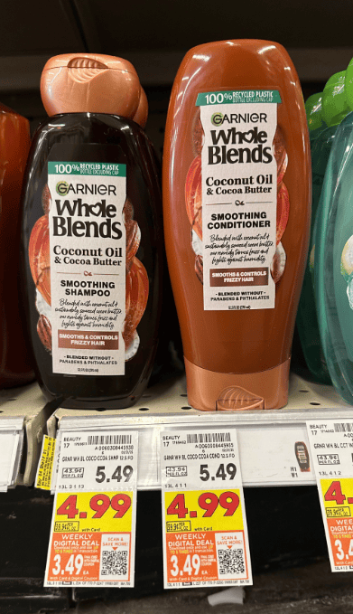 Garnier Whole Blends Kroger Shelf Image