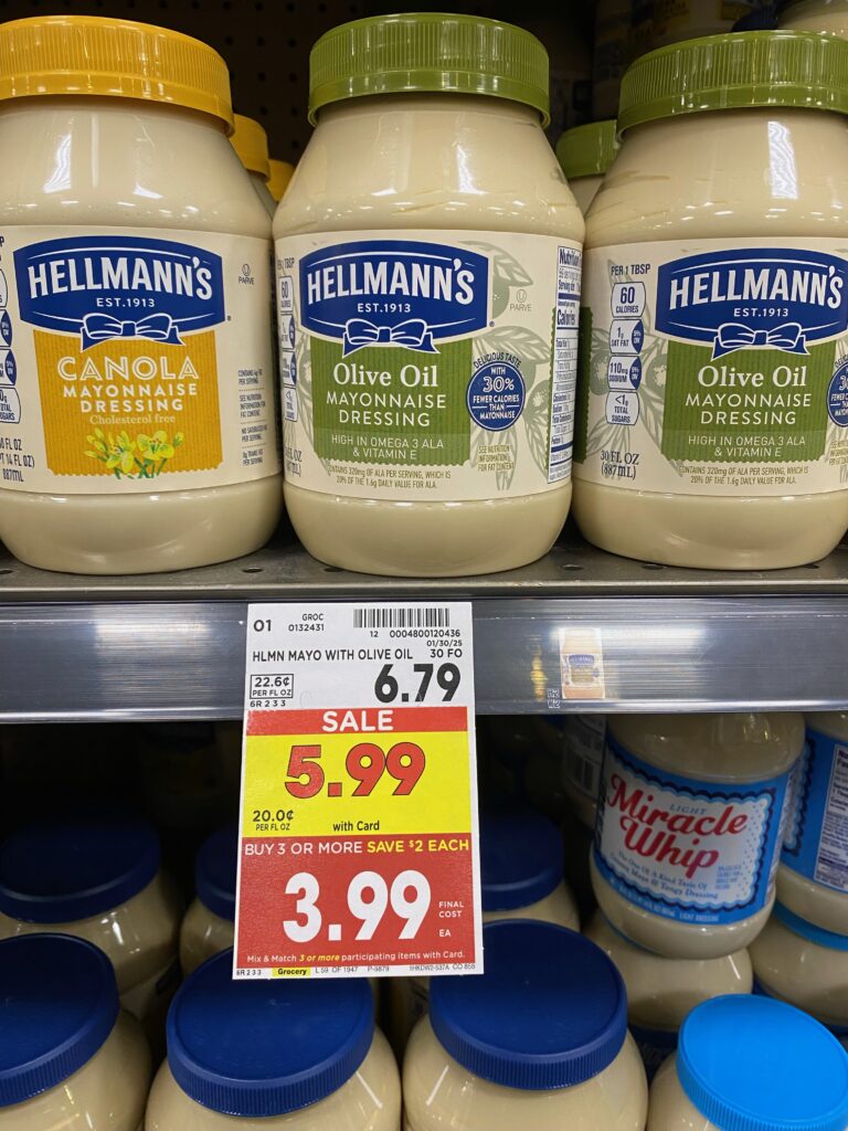 Hellmann's Mayo Kroger Shelf Image (1)