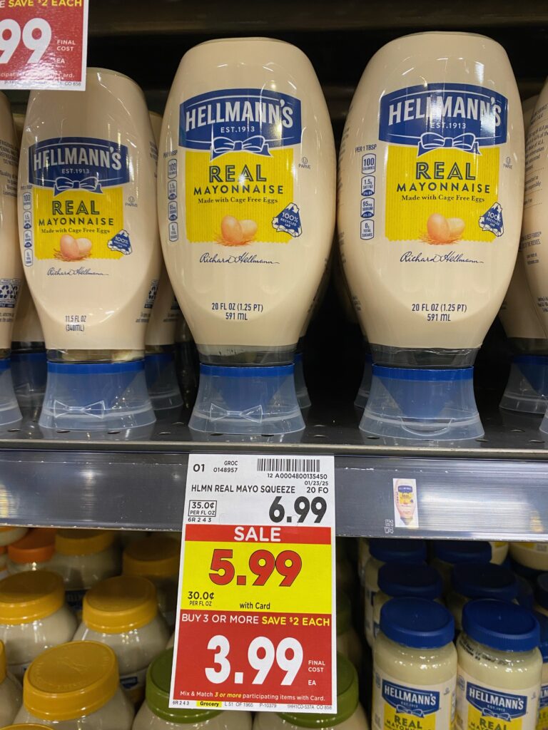 Hellmann's Mayo Kroger Shelf Image 