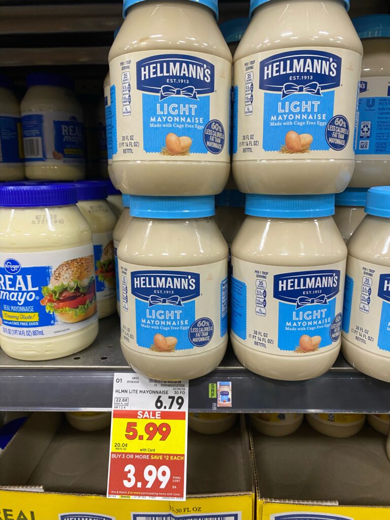 Hellmann's Mayo Kroger Shelf Image 