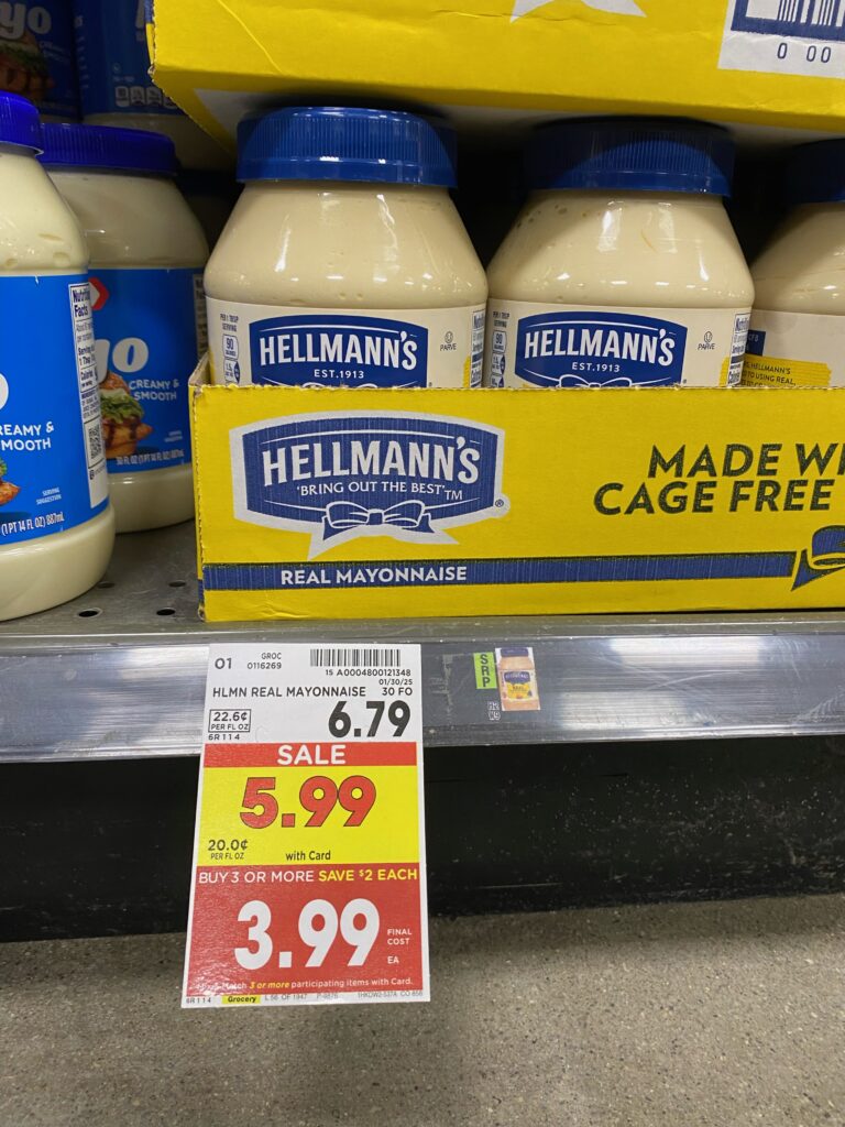 Hellmann's Mayo Kroger Shelf Image 