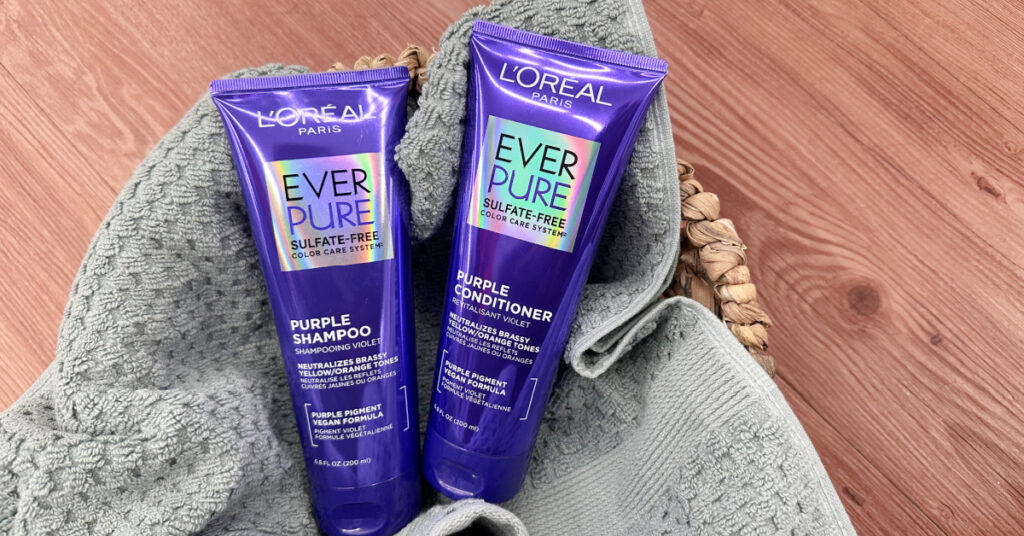 L'Oreal Ever Pure Purple Shampoo & Conditioner Kroger