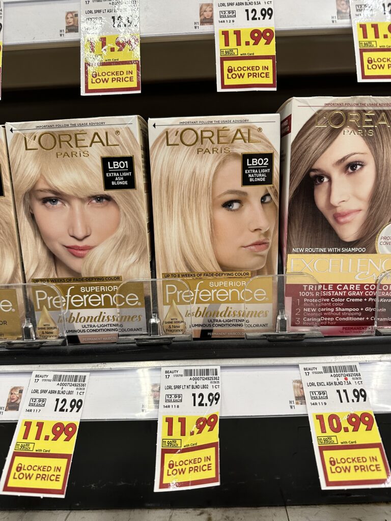 L'Oreal Superior Preference Hair Color Kroger Shelf Image