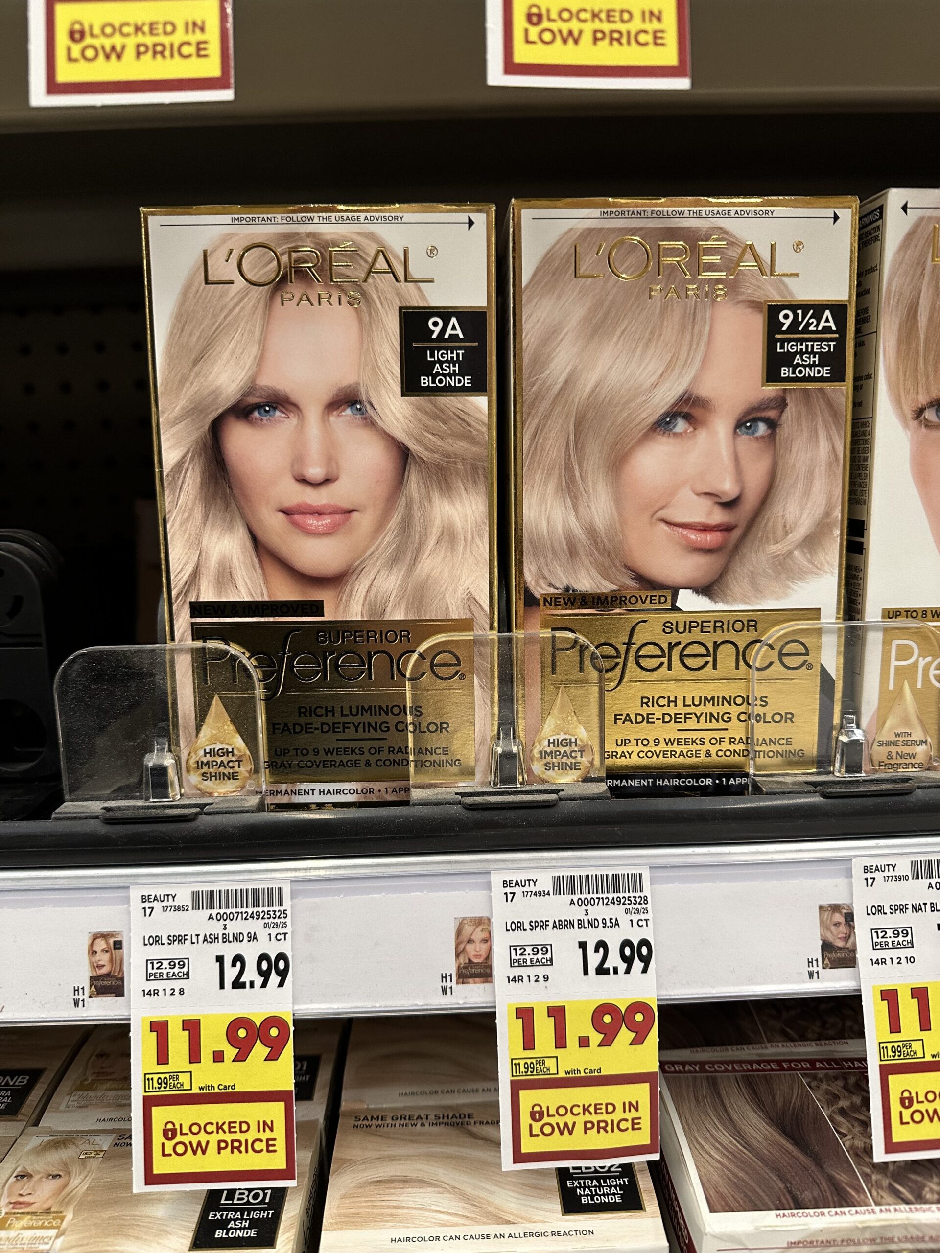 L'Oreal Superior Preference Hair Color Kroger Shelf Image 