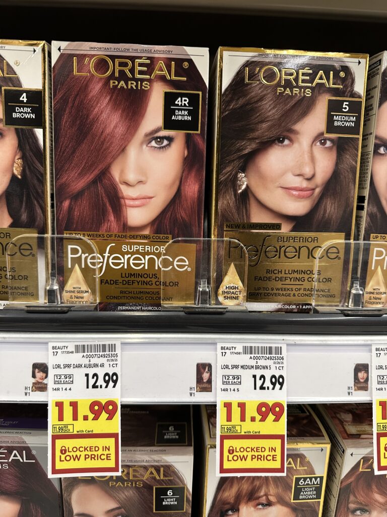 L'Oreal Superior Preference Hair Color Kroger Shelf Image
