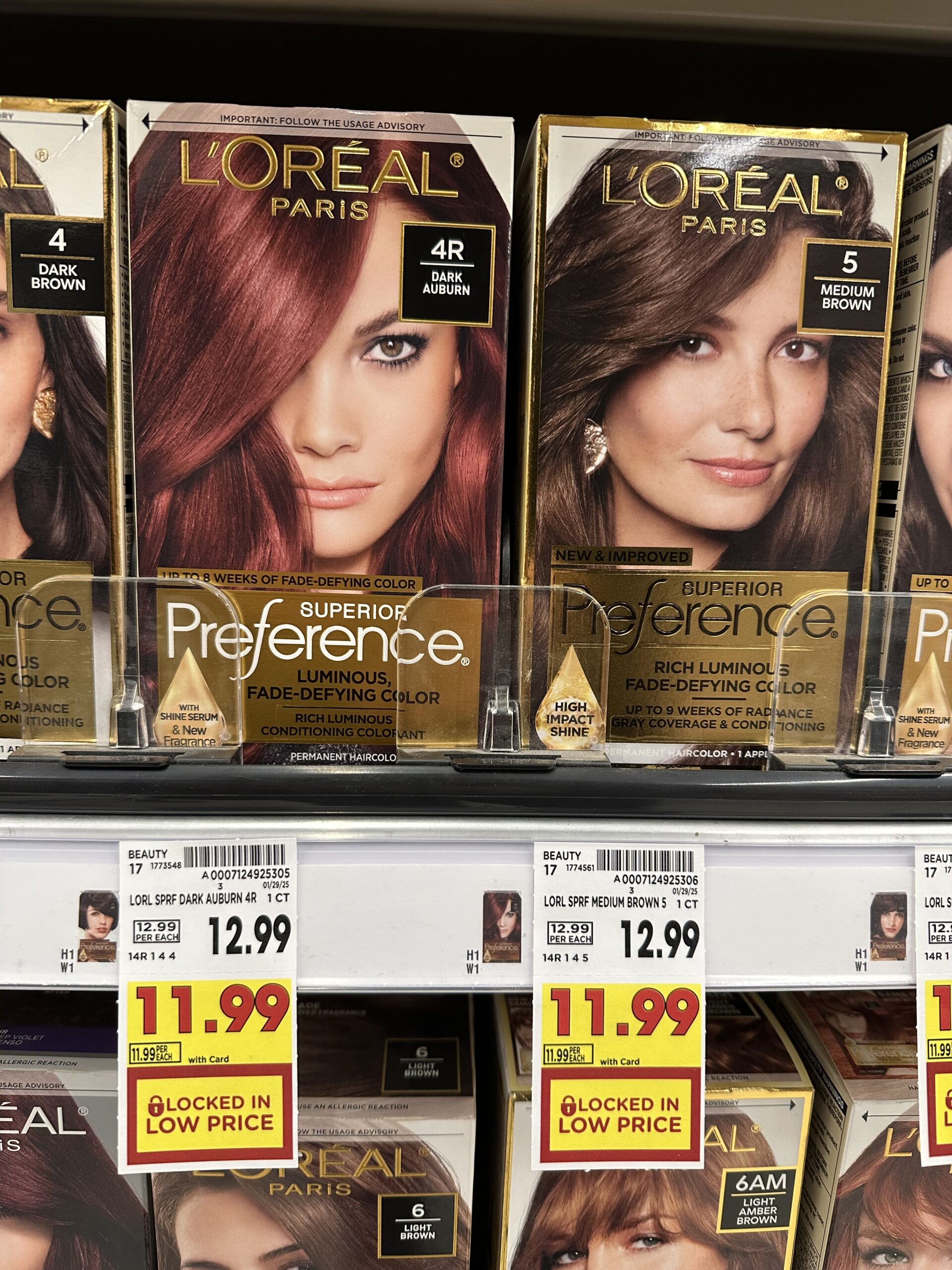 L'Oreal Superior Preference Hair Color Kroger Shelf Image 