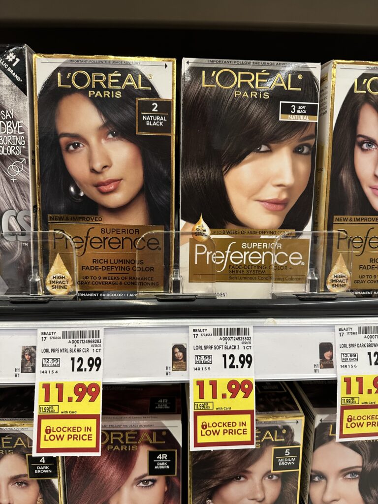 L'Oreal Superior Preference Hair Color Kroger Shelf Image