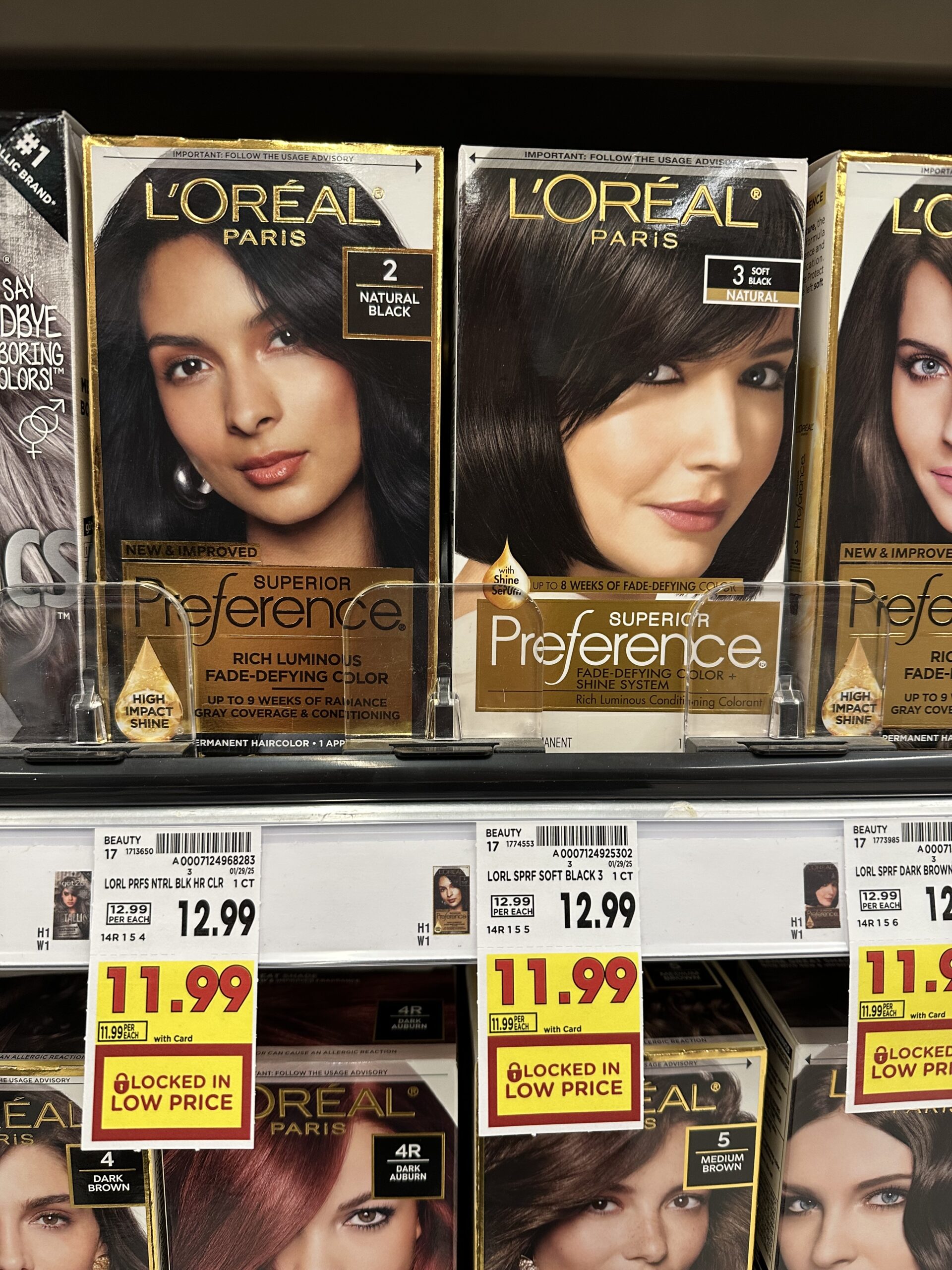 L'Oreal Superior Preference Hair Color Kroger Shelf Image 