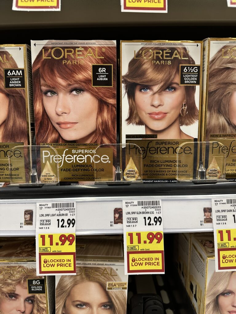 L'Oreal Superior Preference Hair Color Kroger Shelf Image