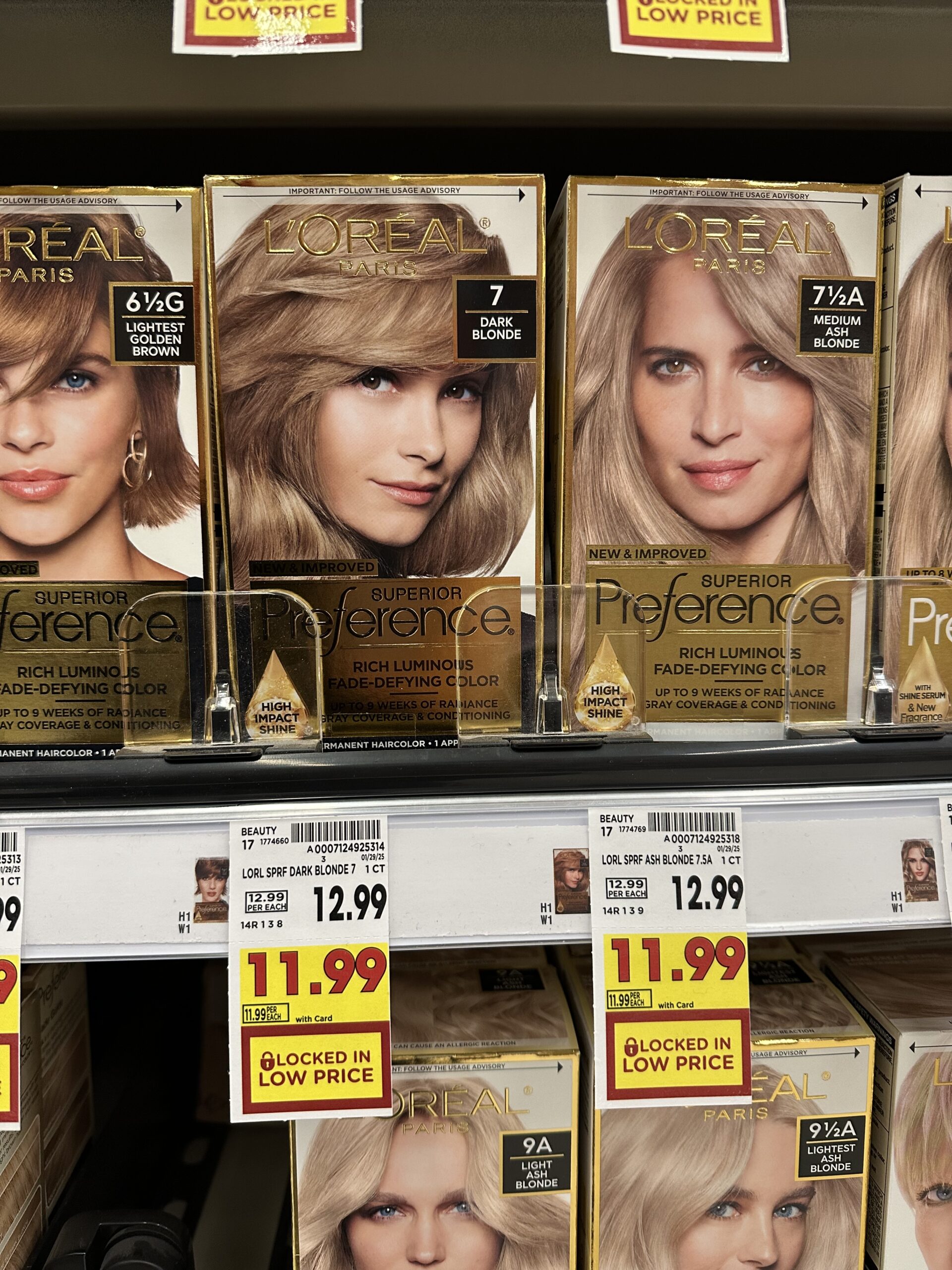 L'Oreal Superior Preference Hair Color Kroger Shelf Image 