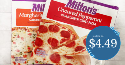 Milton's Cauliflower Crust Pizza Kroger Krazy