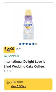 international delight love is blind creamer kroger shelf image