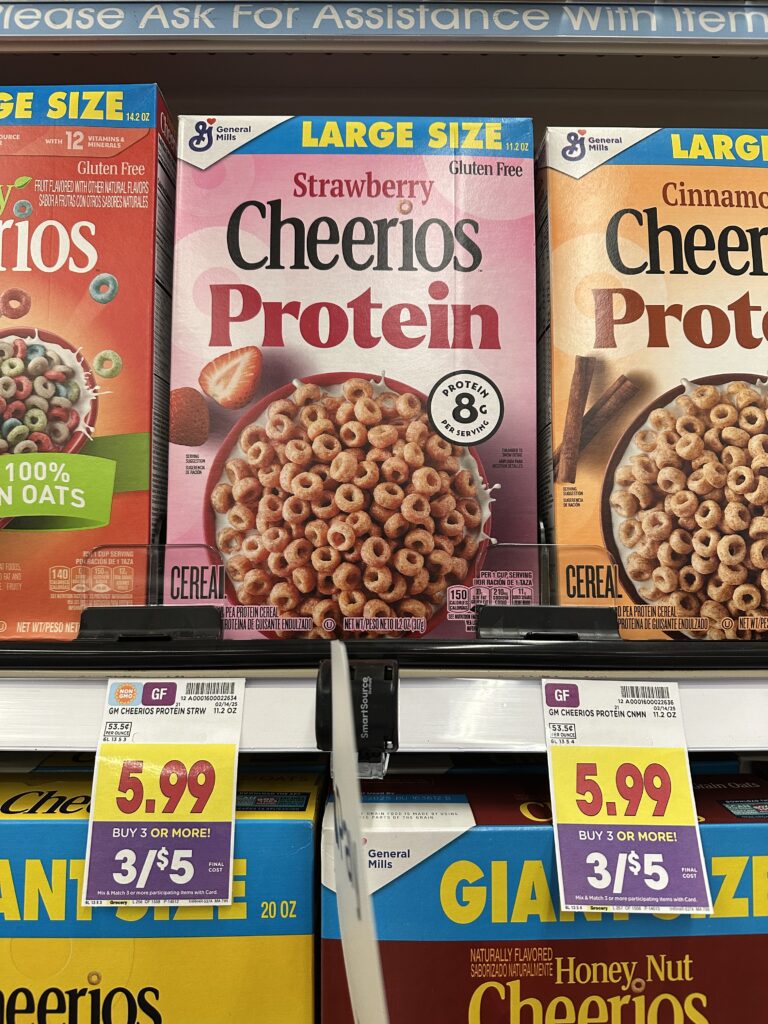 gm cereal kroger shelf image