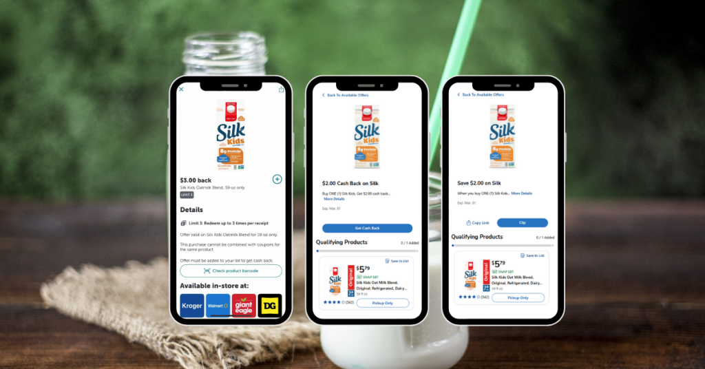 Silk kids oatmilk blend kroger digital and rebates