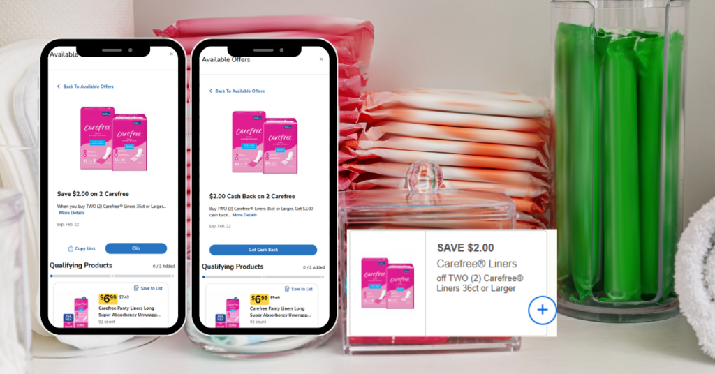 carefree liners digital kcb print