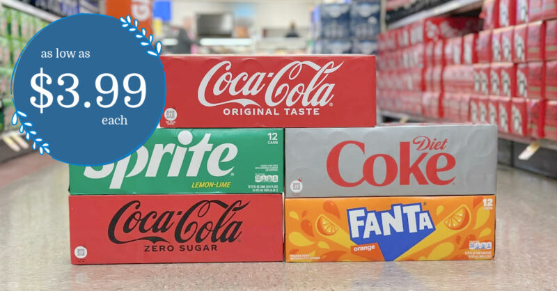 Coca-Cola 12 pk Cans are as low as $3.99 at Kroger! - Kroger Krazy