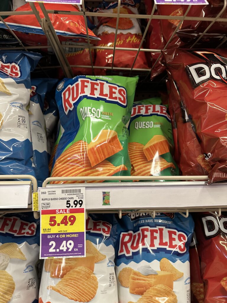 doritos, ruffles kroger shelf image (1)