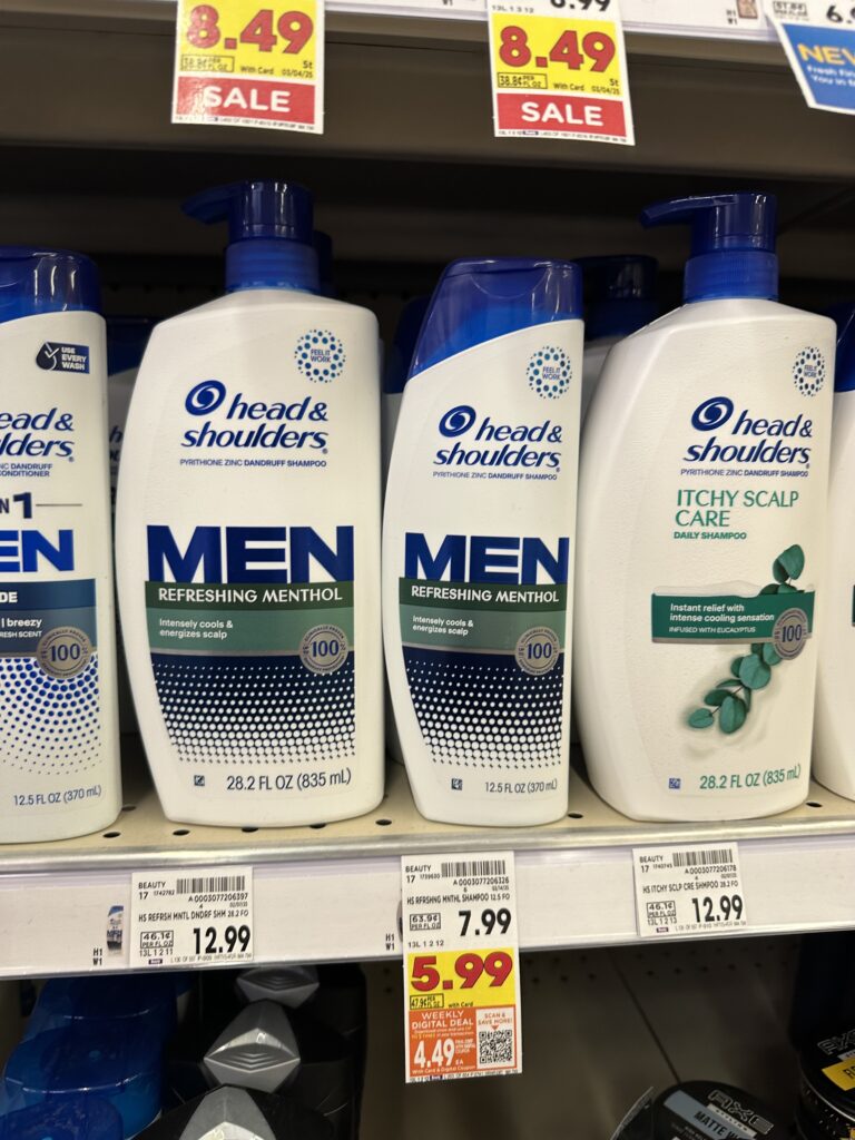 head and shoulders shampoo and conditioner kroger shelf image (2)