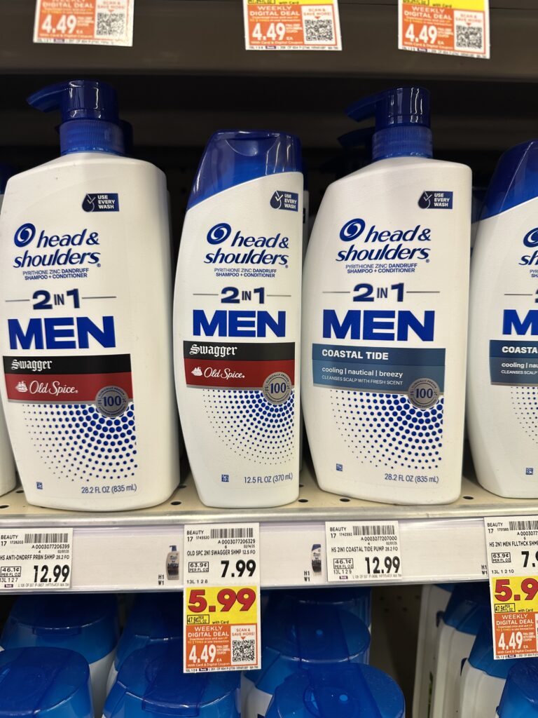 head and shoulders shampoo and conditioner kroger shelf image (2)