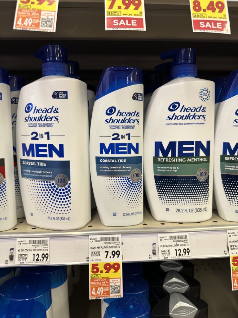 head and shoulders shampoo and conditioner kroger shelf image (2)