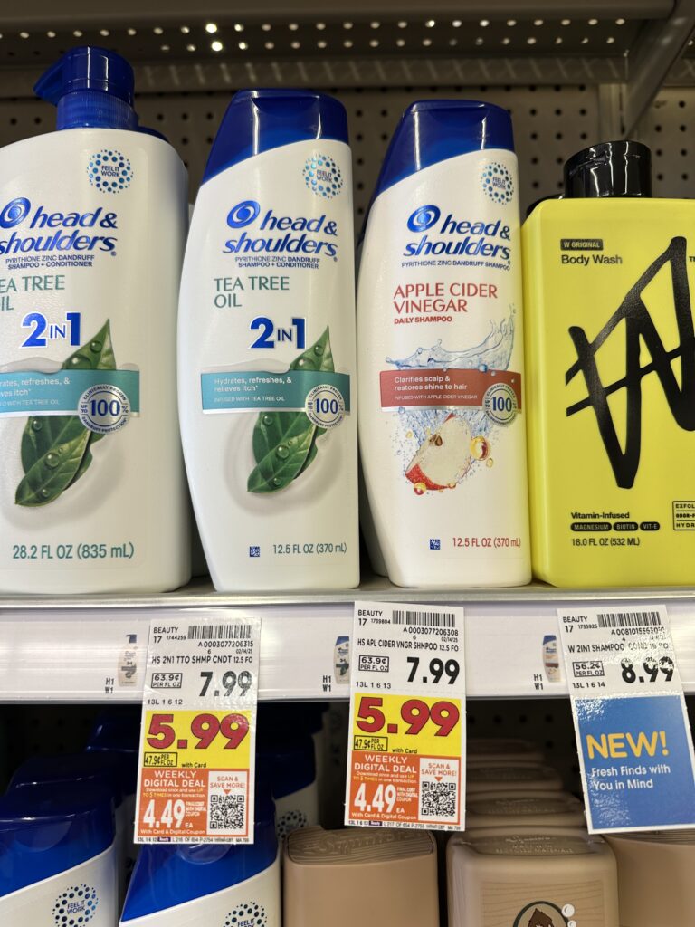 head and shoulders shampoo and conditioner kroger shelf image (2)