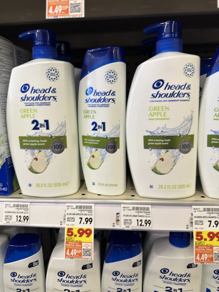 head and shoulders shampoo and conditioner kroger shelf image (2)