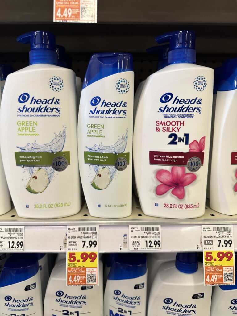 head and shoulders shampoo and conditioner kroger shelf image (2)