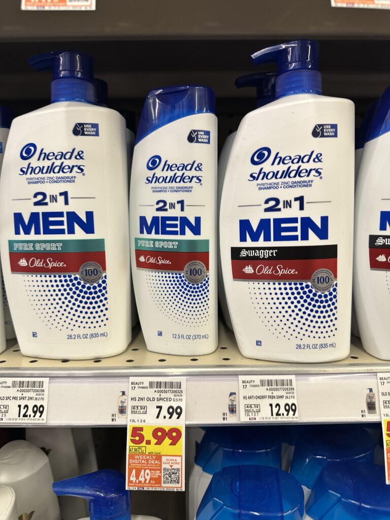 head and shoulders shampoo and conditioner kroger shelf image (2)