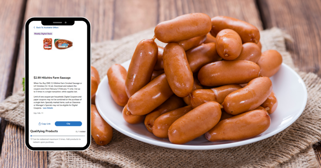 hillshire farm sausages digital