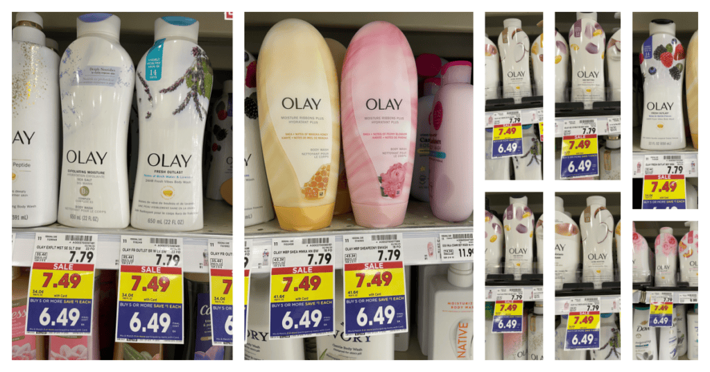 olay body wash kroger shelf images
