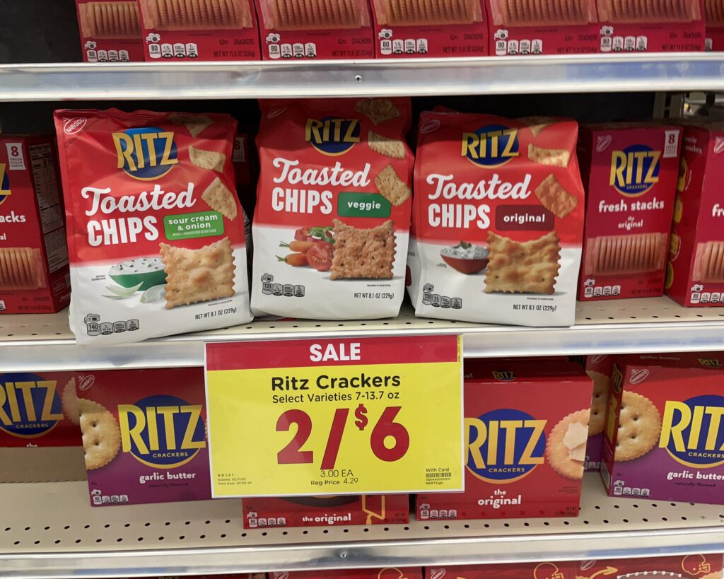 ritz crackers kroger shelf image (1)