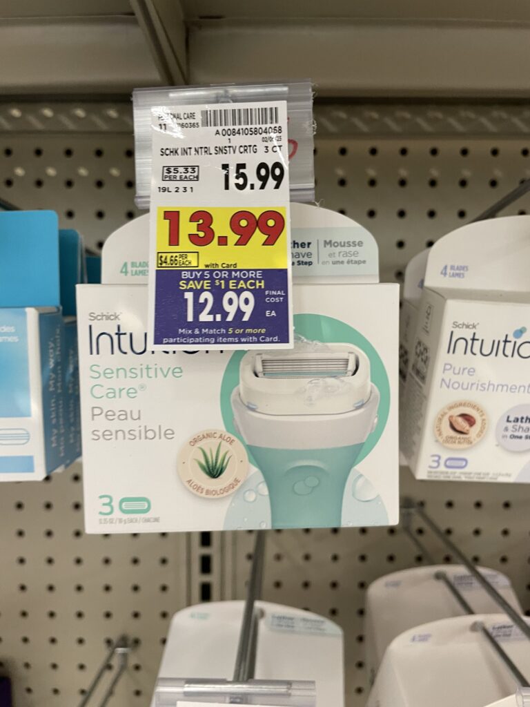schick nondisposable razors kroger shelf image (1)