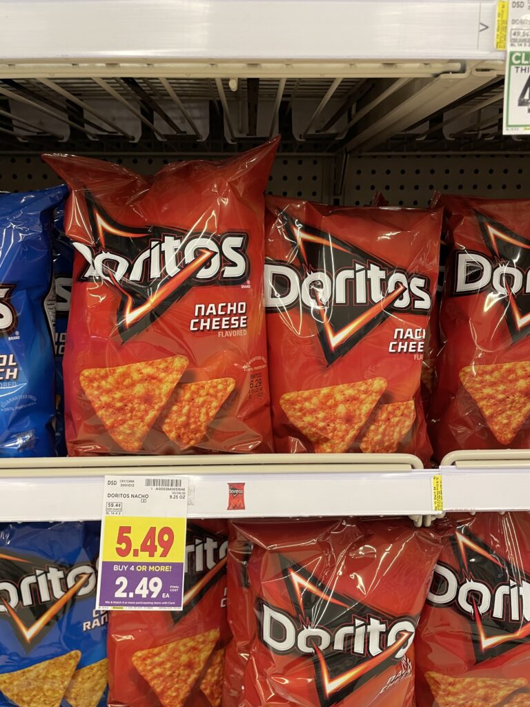 sunchips, doritos, tostitos, ruffles kroger shelf image (5)