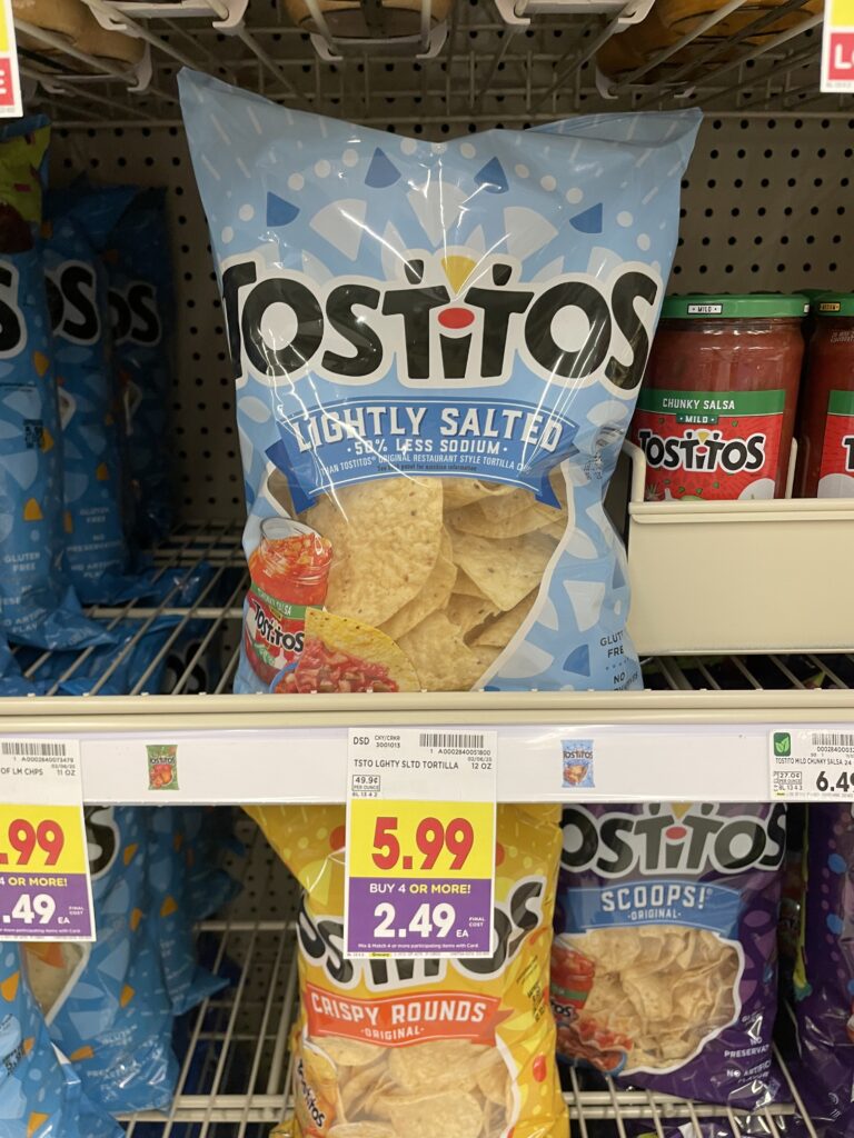 sunchips, doritos, tostitos, ruffles kroger shelf image (5)