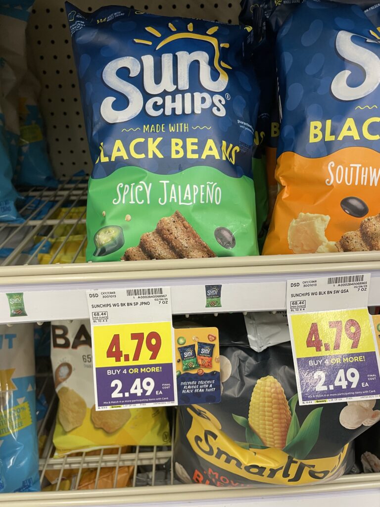 sunchips, doritos, tostitos, ruffles kroger shelf image (5)